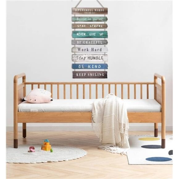 Inspirational WallArt Decor for Office,WoodenRustic Hanging Motivational WallArt - Picture 5 of 8